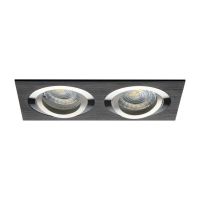 Oprawa sufitowa punktowa Seidy CT-DTL250-B 2x50W MR16 Gx5,3 12V IP20, aluminium czarna | 18284 Kanlux
