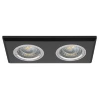 Oprawa sufitowa punktowa Morta CT-DSL250-B 2x50W MR16 Gx5,3 12V IP20, czarna | 19360 Kanlux