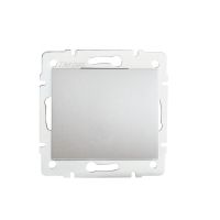 Łącznik jednobiegunowy Logi 02-1000-143 SR, srebrny | 25184 Kanlux
