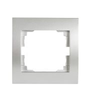 Ramka pojedyncza LOGI 02-1460-043, srebrna | 25235 Kanlux
