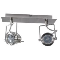 Oprawa ścienno-sufitowa Sonda EL-2J 2x50W GU10 JDR 220-240V IP20, satynowy chrom | 4796 Kanlux