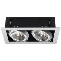 Oprawa downlight Mateo DLP-250-GR 2x50W AR111 G53 12V IP20, szara | 4961 Kanlux