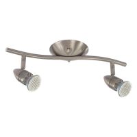 Oprawa ścienno-sufitowa Moli EL-2I 2x50W GU10 JDR 220-240V IP20, satynowy chrom | 7086 Kanlux
