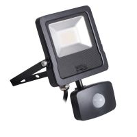 Naświetlacz z czujnikiem ruchu Antos LED 20W-NW-SE B 1600lm 4000K IP44 czarny $ | 27095 Kanlux