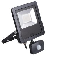 Naświetlacz z czujnikiem ruchu Antos LED 30W-NW-SE B 2400lm 4000K IP44 czarny | 27096 Kanlux
