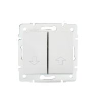 Łącznik żaluzjowy zwierny 02-1310-102, biały Logi | 25099 Kanlux