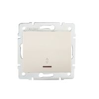 Łącznik schodowy z LED LOGI 02-1140-103, kremowy | 25141 Kanlux