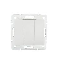 Łącznik potrójny LOGI 02-1090-102, biały | 25076 Kanlux