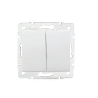 Łącznik podwójny, schodowy LOGI 02-1060-102, biały | 25073 Kanlux