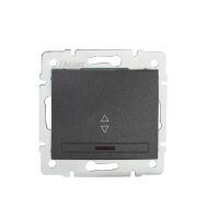 Łącznik schodowy z LED DOMO 01-1140-241, grafit | 24904 Kanlux