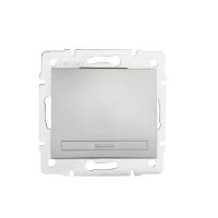 Łącznik zwierny DOMO 01-1021-243, srebrny | 24832 Kanlux