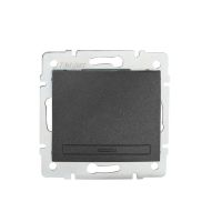 Łącznik jednobiegunowy DOMO 01-1000-241, grafit | 24888 Kanlux