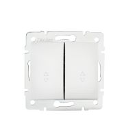 Łącznik podwójny, schodowy DOMO 01-1060-202, biały | 24718 Kanlux