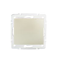 Gniazdo zasilające francuskie, IP-44 DOMO 01-1560-130, perłowe | 24969 Kanlux