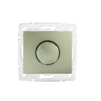 Ściemniacz obrotowy 500W z filtrem DOMO 01-1160-150, szary | 25023 Kanlux