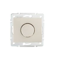 Ściemniacz obrotowy 500W z filtrem DOMO 01-1160-103, kremowy | 24787 Kanlux