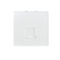 Gniazdo komputerowe pojedyncze (RJ45Cat 6), m45 BIURO 04-1405-102, białe | 25334 Kanlux