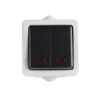 Łącznik schodowy z LED TEKNO 05-1140-143, czarny | 25354 Kanlux