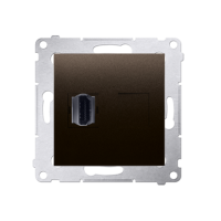 Gniazdo HDMI (moduł) brąz mat DGHDMI.01/46 Simon 54 | DGHDMI.01/46 Kontakt Simon