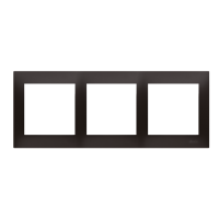 Ramka potrójna, antracyt, IP20/[IP44], Simon 54 Premium | DR3/48 Kontakt Simon