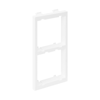 Adapter CIMA na 2 moduły K45 (45x45mm) pionowo, czysta biel S62/9 Simon Connect | S62/9 Kontakt Simon