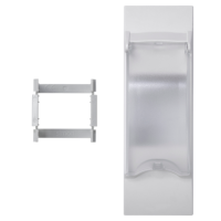 Płytka 45x135mm (3x K45) z pokr. do aparatury modułowej 2-pol., kanały, Ofiblok, ALK, czysta biel | KF03/9 Kontakt Simon