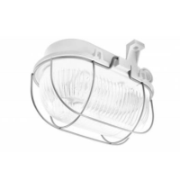 Oprawa kanałowa OVAL LED EVO HV 5W 170mm 530lm 830 siatka metalowa popielata klosz szklany | 911101 Lena Lighting