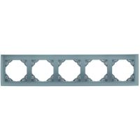 Ramka pięciokrotna, aluminium, LOGUS 90 | 90950TAL Efapel