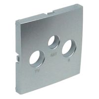 Element centralny do gniazda antenowego satelitarnego 21543, 21555 oraz 21565, aluminium, LOGUS 90 | 90775TAL Efapel
