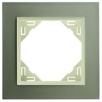 Ramka pojedyncza, tytan/perłowy, Logus 90 / Metallo | 90910TTP Efapel