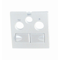 Element centralny do gniazda multimedialnego 21546, lodowy, LOGUS 90 | 90773TGE Efapel