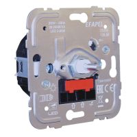 Ściemniacz obrotowy 20-250W żarówki i halogeny 230V R, halogeny 12V RL, LED 3-85W, MEC 21 | 21216 Efapel