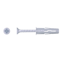 Kołek rozporowy Fi-6mm z wkrętem krzyżowym 4x35mm (opak 100szt) | UNO-06+435 Rawlplug