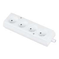 Gniazdo wtyczkowe przenośne 4x2P, rozbieralne 16A 250V | GN-460 Orno