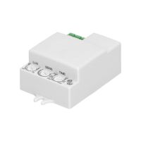 Mikrofalowy czujnik ruchu mini, 360/180st. IP20, 1200W, biały, natynkowy/podtynkowy | OR-CR-214 Orno