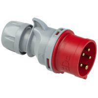 Wtyczka przenośna Turbo Shark bezśrubowa 32A 3P+Z+N 400V 50/60Hz 6h IP44 | 025-6TT PCE