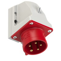 Wtyczka odbiornikowa 16A 3P+Z+N 400V 50/60Hz 6h IP44 | 515-6 PCE