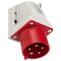 Wtyczka odbiornikowa 32A 3P+Z+N 400V 50/60Hz 6h IP44 | 525-6 PCE