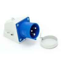 Wtyczka odbiornikowa z zatyczką 32A 3P 230V IP44 | 523-6t PCE