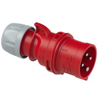 Wtyczka przenośna ze zwrotnicą faz Shark 16A 3P+Z 400V 50/60Hz 6h IP44 | 7014-6 PCE