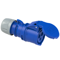 Gniazdo przenośne Shark 16A 2P+Z 230V 50/60Hz 6h IP44 | 213-6 PCE