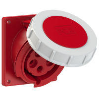 Gniazdo tablicowe skośne twist 32A 3P+Z+N 400V 50/60Hz 6h IP67 | 4252-6 PCE