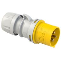 Wtyczka przenośna Shark 16A 2P+Z 110V 50/60Hz 4h IP44 żółta | 013-4 PCE