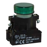 Lampka L22/24V zielona | W0-L-L22/24V Z Promet