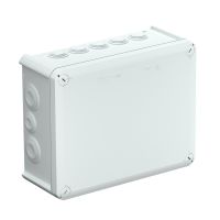 Skrzynka rozgałęźna kablowa z wprowadzeniami 240x190x95, PP/GF, jasnoszary, 7035 T 250 | 2007109 Obo Bettermann