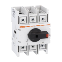 Rozłącznik izolacyjny 3P 80A z pokrętłem AC21A | GA080A Lovato Electric