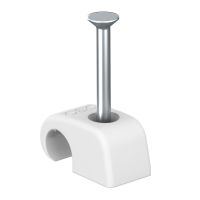 Klips mocujący 4-7mm, L18, PP, czysta biel, 9010 2025 18 RW | 2228686 Obo Bettermann