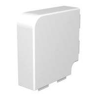 Kształtka naroża płaskiego 60x170mm, PVC, czysta biel, 9010 WDK HF60170RW | 6192963 Obo Bettermann