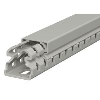 Kanał grzebieniowy 25x25, PVC, szary kamienny, 7030 LKV 25025 (2m) | 6178302 Obo Bettermann