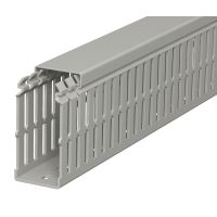 Kanał grzebieniowy 75x37, 5, PVC, szary kamienny, 7030 LKV N 75037 (2m) | 6178422 Obo Bettermann